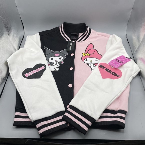 Hot Topic Jackets & Coats My Melody And Kuromi Varsity Jacket Split